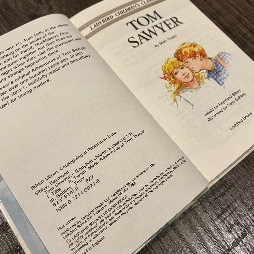 Tom Sawyer Book - Picture 2 of 4